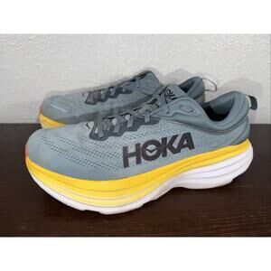 Hoka One One Bondi 8 Running Shoes Goblin Blue/ Mountain Spring Men's 11.5 D